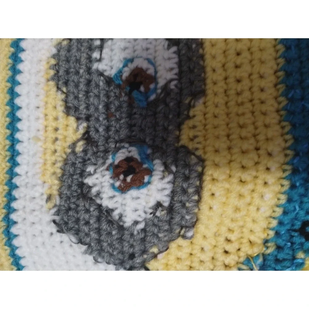 Crotchet Minions‎ Blanket 30